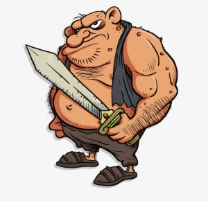 The Full Color Version Of The Ogre On A Dark Background