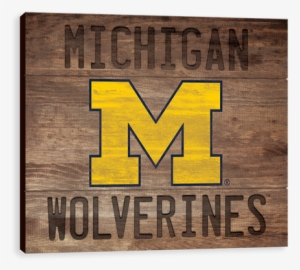 Michigan Wolverines Wood Burn - Michigan Wolverines