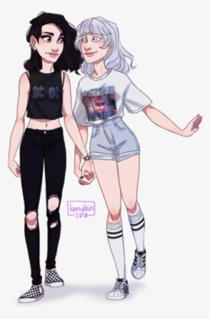 2 - Girl Anime Yin And Yang