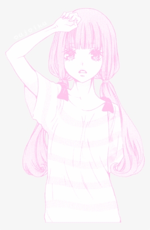 Pink Manga Tumblr Shared Makoto On We Heart Png Tumblr - Sketch