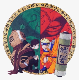 Uzumaki Naruto And Gaara - Naruto Volume 15 Cover