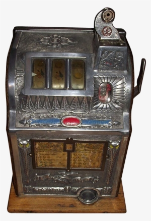 Mills Liberty Bell Five Cent Slot Machine Made Circa - Antique Slot Machine