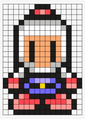 Nintendo Bomberman Perler Bead Pattern / Bead Sprite - Bomberman Perler Beads