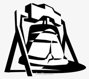 Liberty Bell Royalty Free Vector Clip Art Illustration - Library