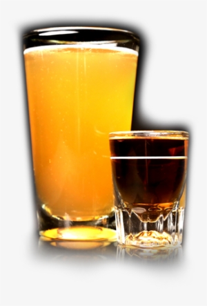 Whiskey Vector Transparent - Beer And A Shot Png