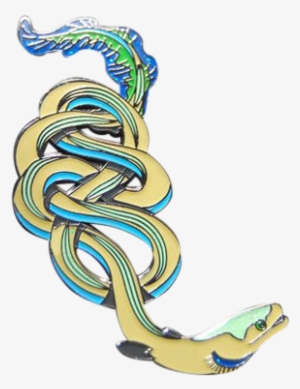 knotted eel pin - eel