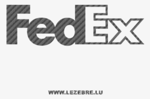 Sticker Carbone Fedex Logo Fedex Logo Png White - Black And White Fedex Express Logo