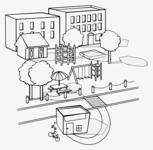 This Free Icons Png Design Of Neighborhood With Various