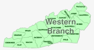 Nc County Map Shaded - North Carolina