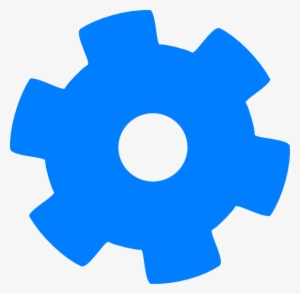 Small - Setting Icon Blue Png