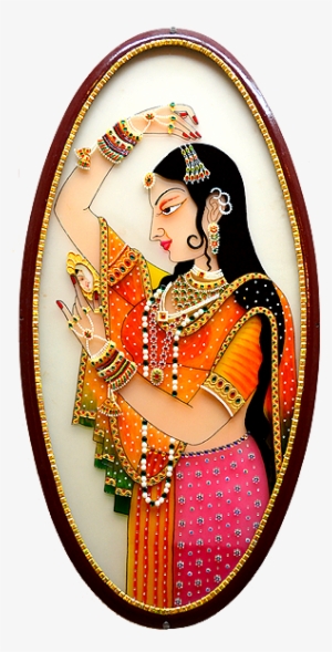 I Would Love To Mke Ds Piece - Indian Woman Glass Painting