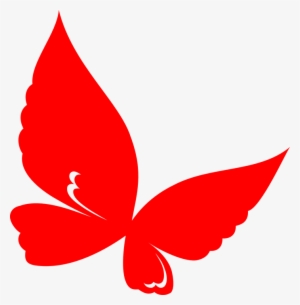 Butterflies Clipart Red - Red Butterfly Clip Art