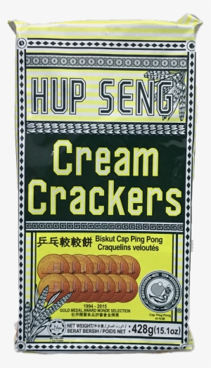 Hup Seng Cream Cracker 428g - Cracker Biscuit Hup Seng