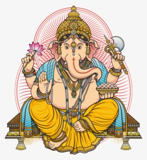 Lord Ganesh Png Picture - Ganesh Clip Art Color