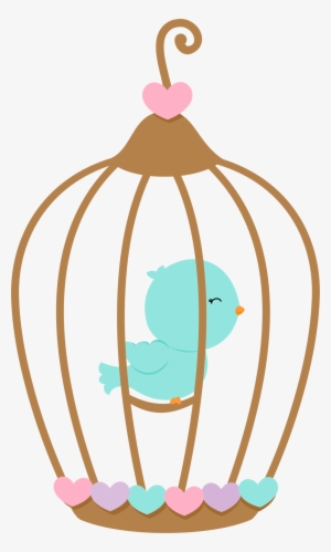 July Clipart Warmth - Bird In A Cage Clipart