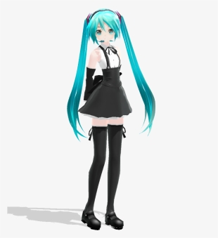 Maid Api Miku [dl] By Jangsoyoung On Clipart Library - Mmd Maid Miku Dl