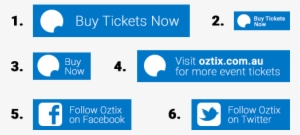 Oztix Link Buttons - Graphic Design