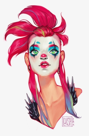 whimsy by loish, digital painting portrait, character