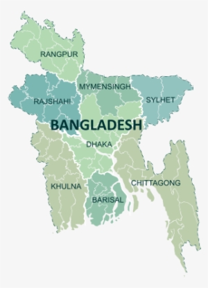 A Clickable Map Of Bangladesh Exhibiting Its Divisions - Bangladesh Map