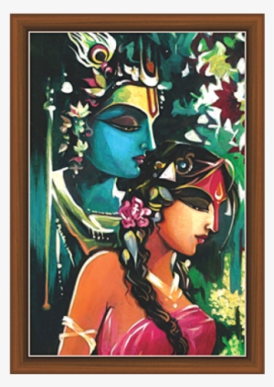 Radha Krishna Paintings - Painting