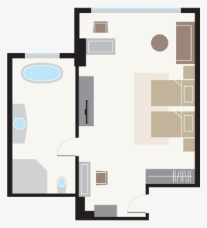 Room Type, Features - Floor Plan