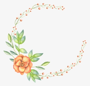 Hand-painted A Flower Flower And Flower Garland Flowers - Portable Network Graphics