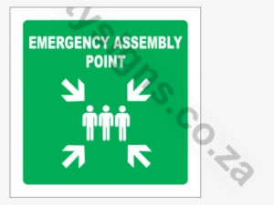 Sabs Emergency Assembly Point Sign - Jermaine Landsberger - Gettin' Blazed