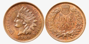 1909-s Indian Cent With Added “s” Mintmark *photos - 2 Копейки 1924 Года Цена В Украине