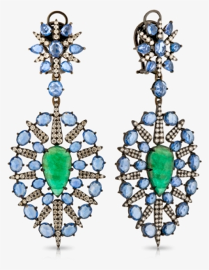 Our Collection - - Damen Wenz Ohrringe Mit Smaragd