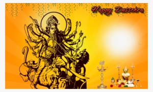 Black & White Durga