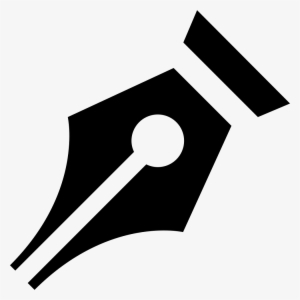 Si Glyph Pen Nib Svg Png Icon Free Download - Pen Nib Logo