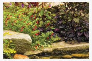 Digital Watercolour And Airbrush Printed On Canvas - Qantu