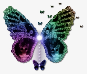 Butterfly Art Multi Coloured Butterfly - Art Design Like Butterfly