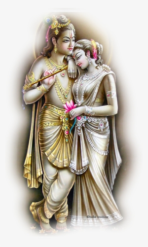 Couple Divinités Hindous Krishna Et Radha - Radha Krishnna