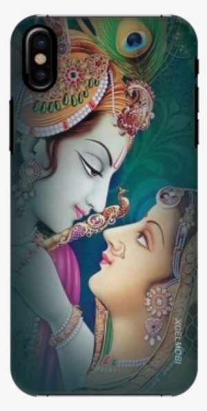 Krishna Radha Slim Back Cover For Apple Iphone X - Laboutiquedeflaure Earrings '' Couple In Love India
