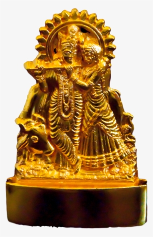 Radha Krishna Statue - Brass