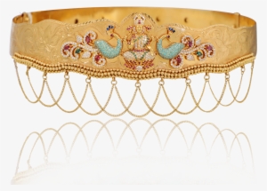 Divine Goddess Lakshmi Gold Waist Belt