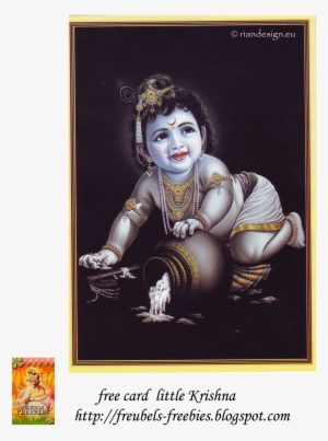 Free Card Little Krishna - Digital Image