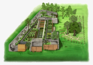 Plan Du Jardin Historique De Mont-dauphin - Floor Plan