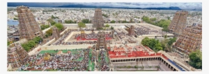 Meenakshi Amman Temple - Aerial View Of Sri Meenakshi Temple - Laminated Poster