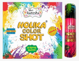 Holika Color Shot - Amora Herbal Holi Gulal Box With 5 Different Colors