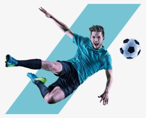 Unleash Potential - Soccer Player White Background