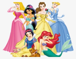 Wallpaper Clipart Disney - Disney Princess In Colour