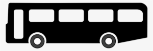 Black, Stop, Symbol, Silhouette, Bus, Transportation - Bus Clip Art