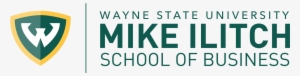Horizontal, Full Color - Mike Ilitch School Of Business Logo