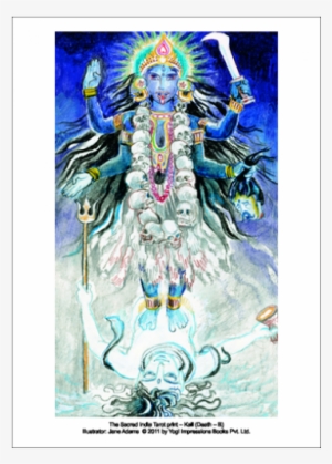 Tarot Print - Kali - Hindu God Maa Kali