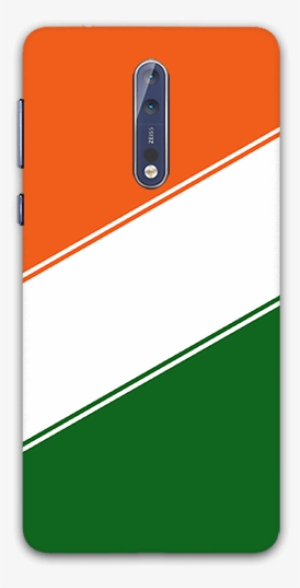 Indian Flag Color Nokia 8 Mobile Case - Mobile Phone