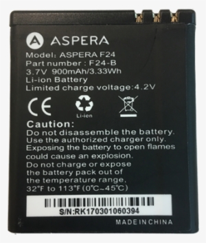 Aspera F24 Battery