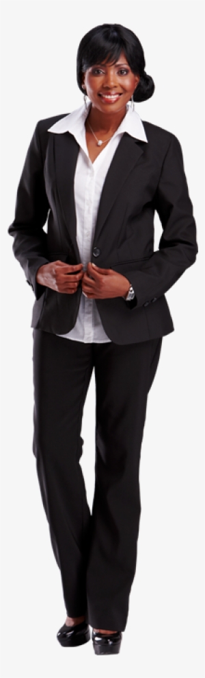 Black Woman In Suit Png
