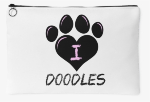 I Heart Doodles Accessory Pouch - You Just Got Schooled Son! Shower Curtain